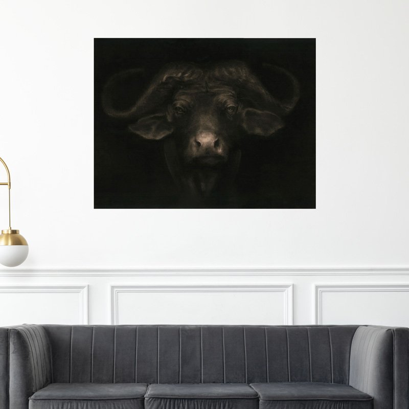 décoration tableau buffle - ismael maurey