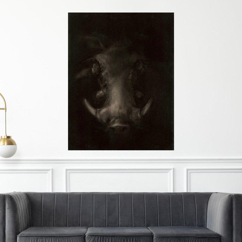 décoration tableau phacochère